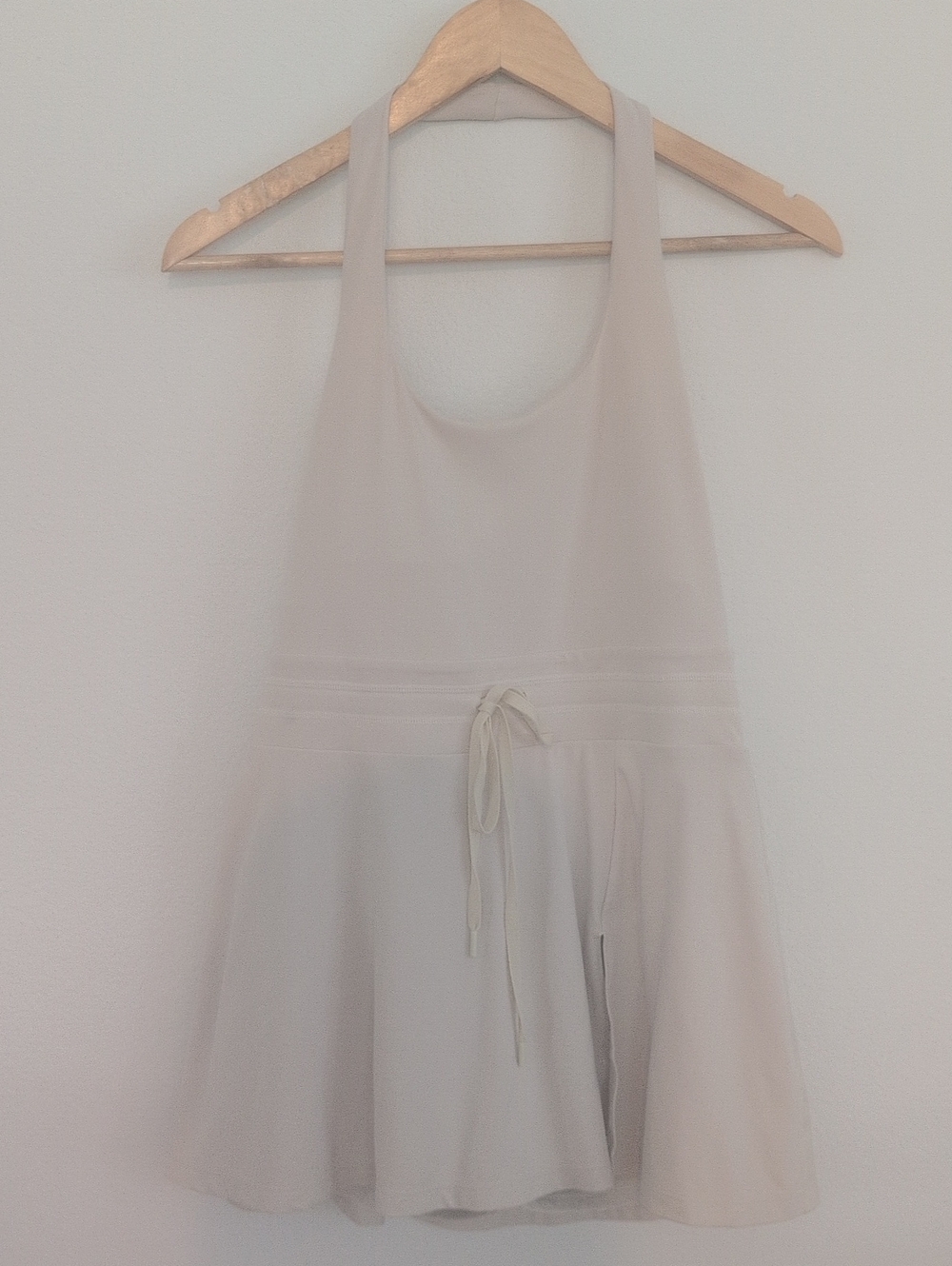 Blogilates Women’s Cream Athletic Halter Skort Dress